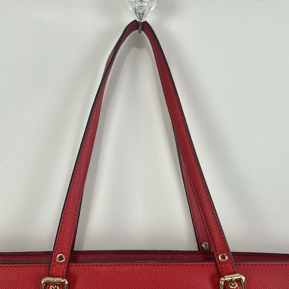 Michael Kors Large Red Tote Bag - Picture 6 of 10